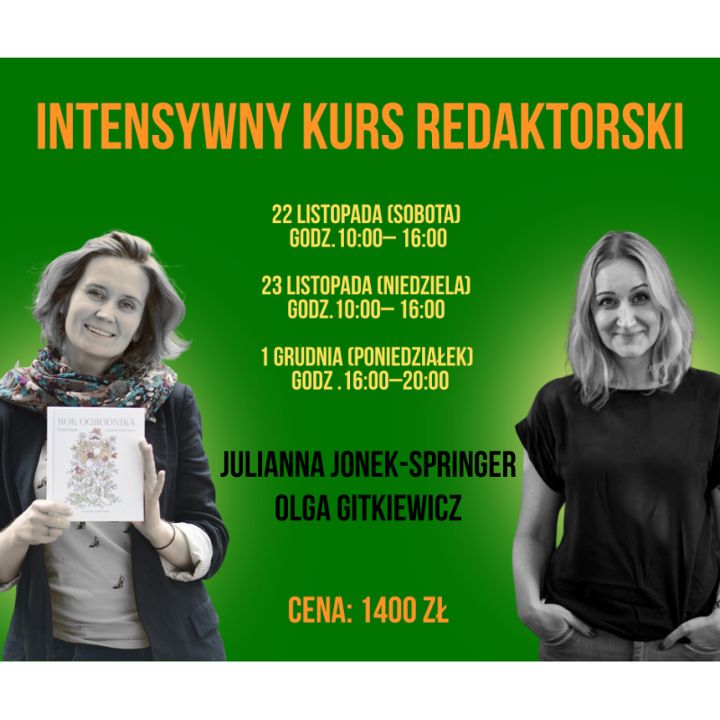 INTENSYWNY KURS REDAKTORSKI